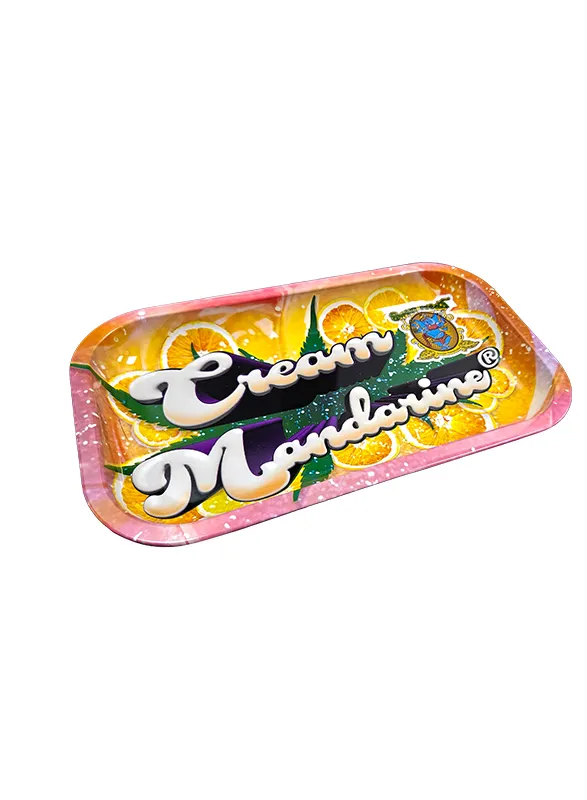 Metalowa taca Cream Mandarine®