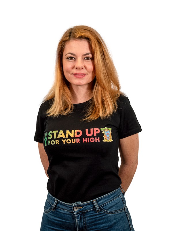 Women’s Stand Up T-shirt, black